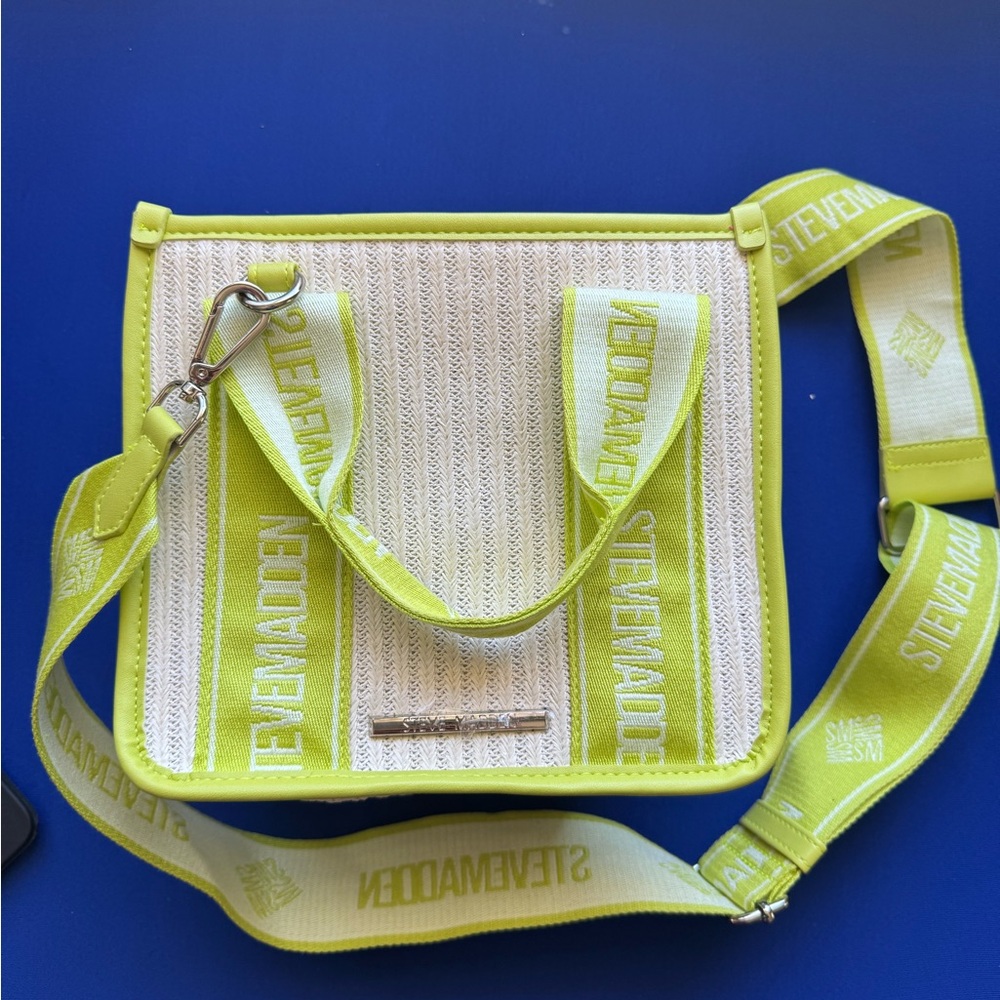 Steve Madden Yellow Crossbody Bag with Sporty Design